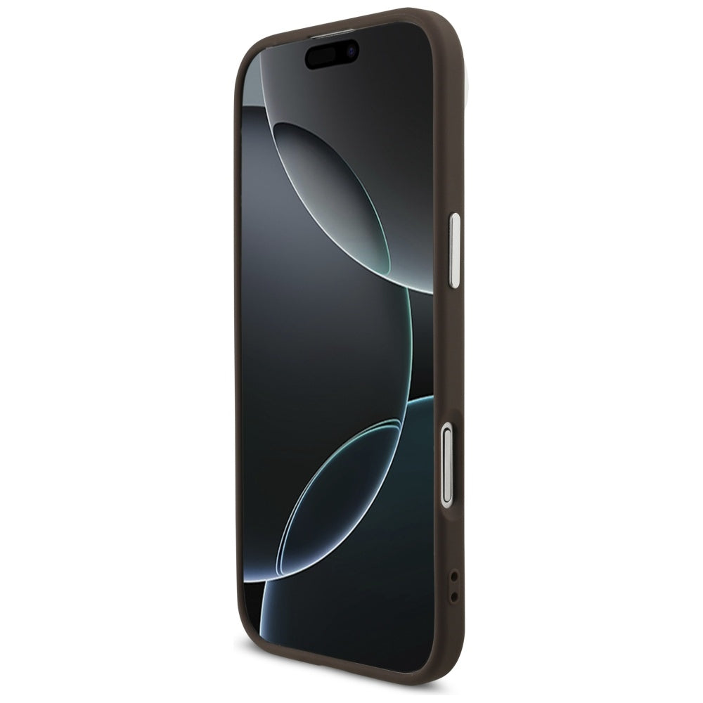 Калъф MagSafe за Apple iPhone 17 Air, Guess, 4G Classic Logo, Кафяв