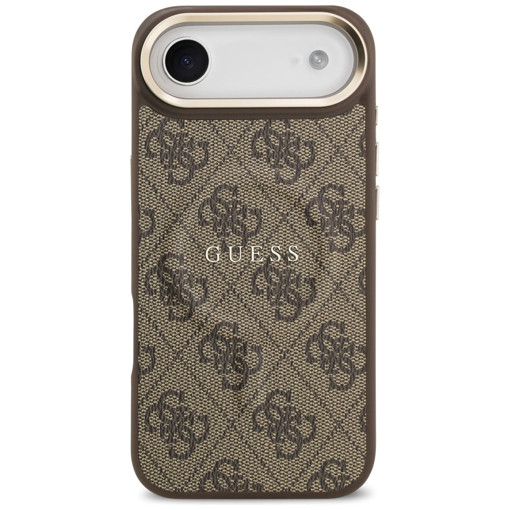 Калъф MagSafe за Apple iPhone 17 Air, Guess, 4G Classic, Кафяв