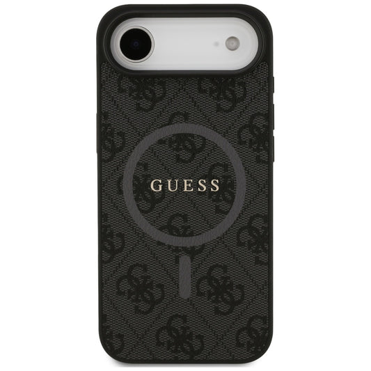 Калъф MagSafe за Apple iPhone 17 Air, Guess, 4G Ring Classic Logo, Черен