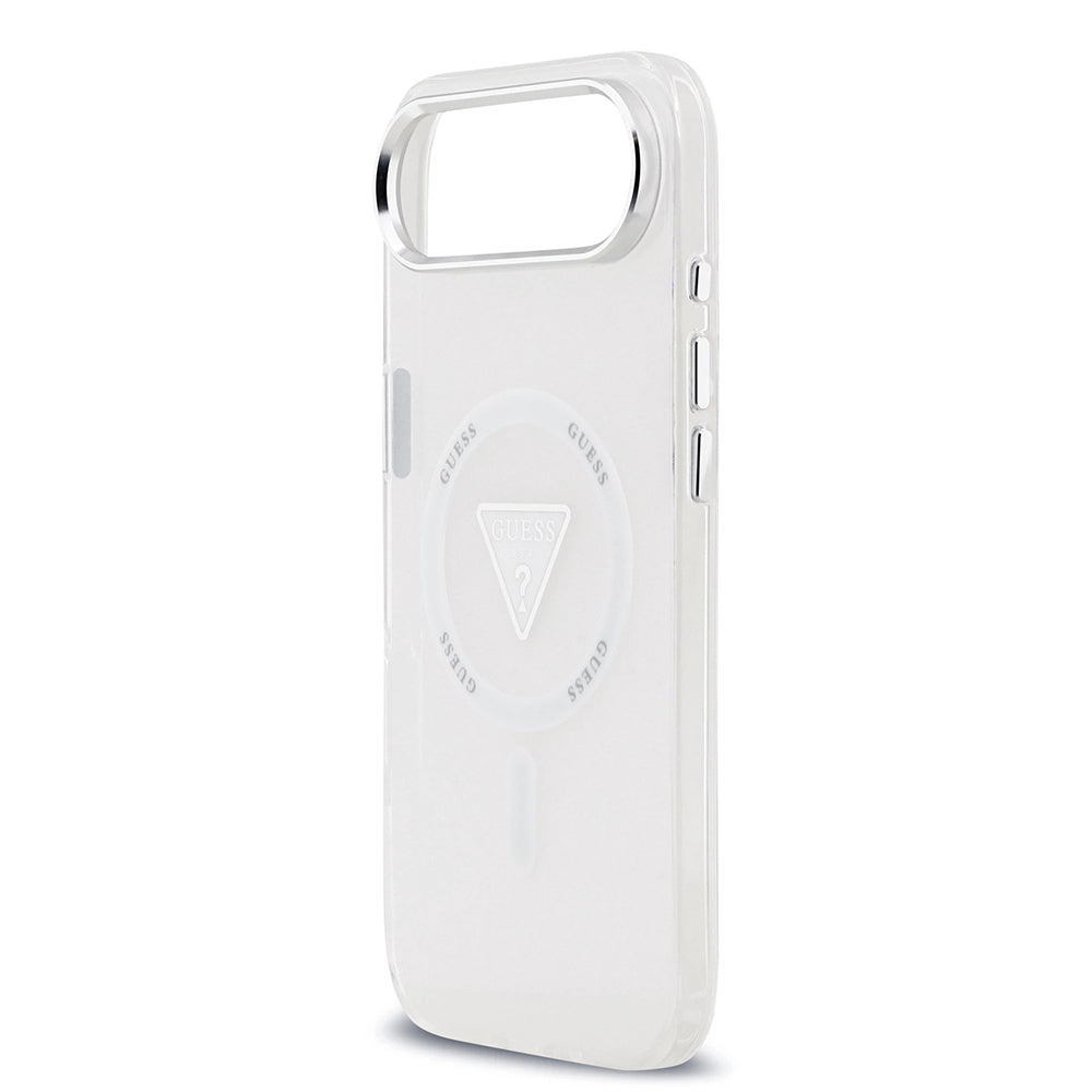 Калъф MagSafe за Apple iPhone 17 Air, Guess, IML Gradient Triangle Logo, Прозрачен