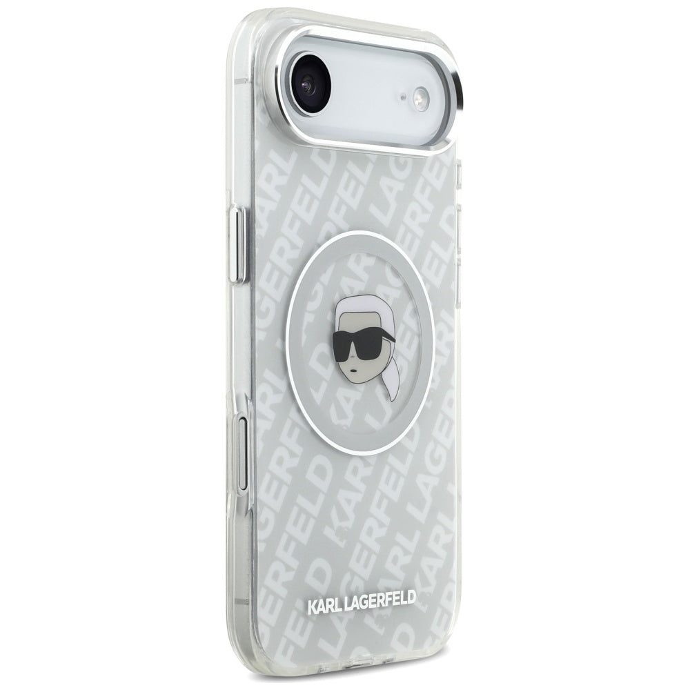 Калъф MagSafe за Apple iPhone 17 Air, Karl Lagerfeld, IML Karl`s Head, Сив