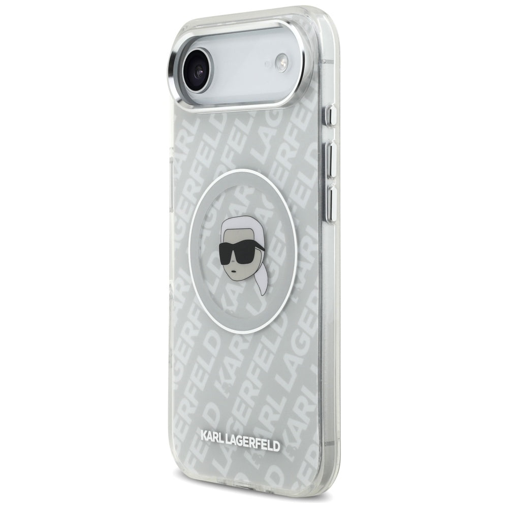 Калъф MagSafe за Apple iPhone 17 Air, Karl Lagerfeld, IML Karl`s Head, Сив