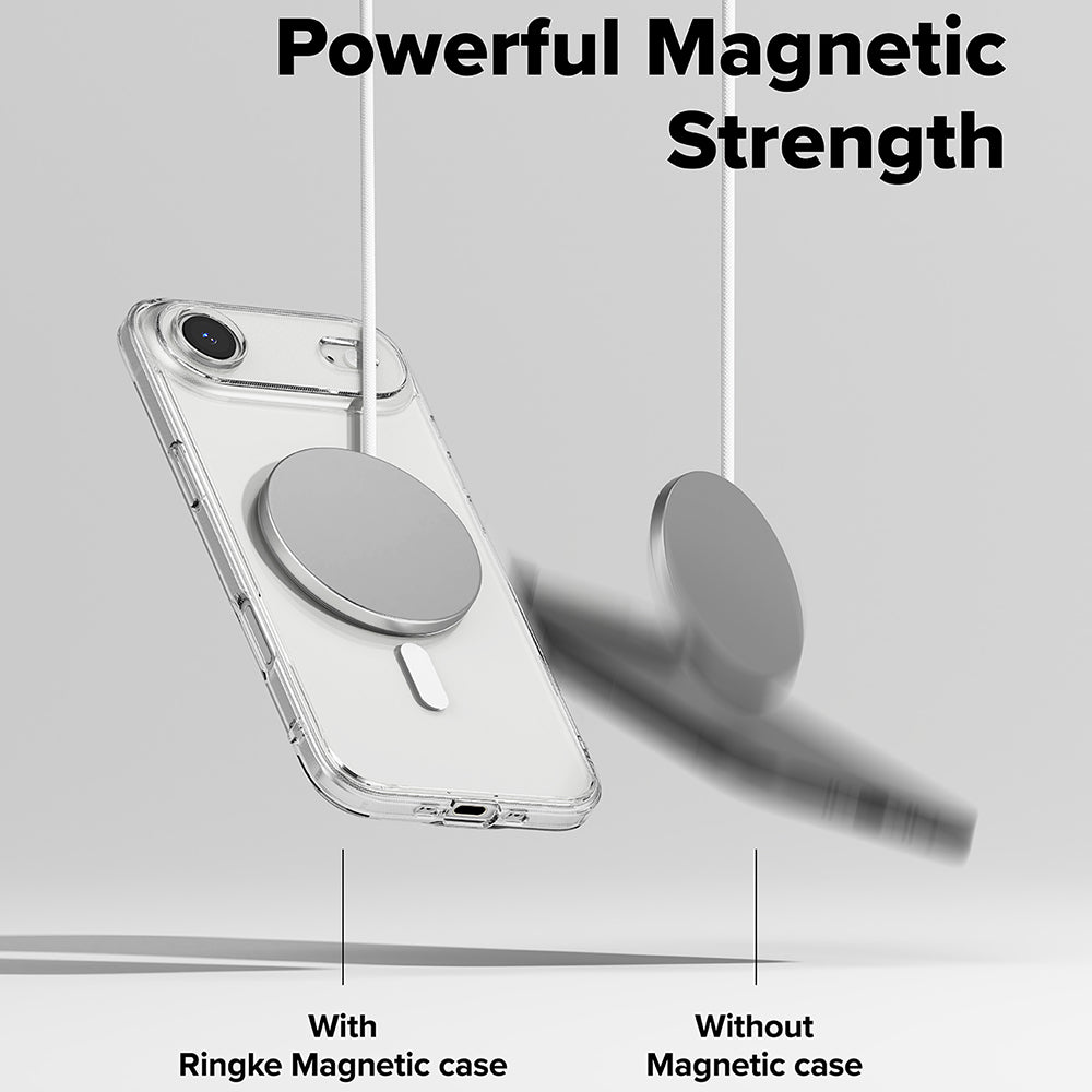 Калъф MagSafe за Apple iPhone 17 Air, Ringke, Fusion, Прозрачен