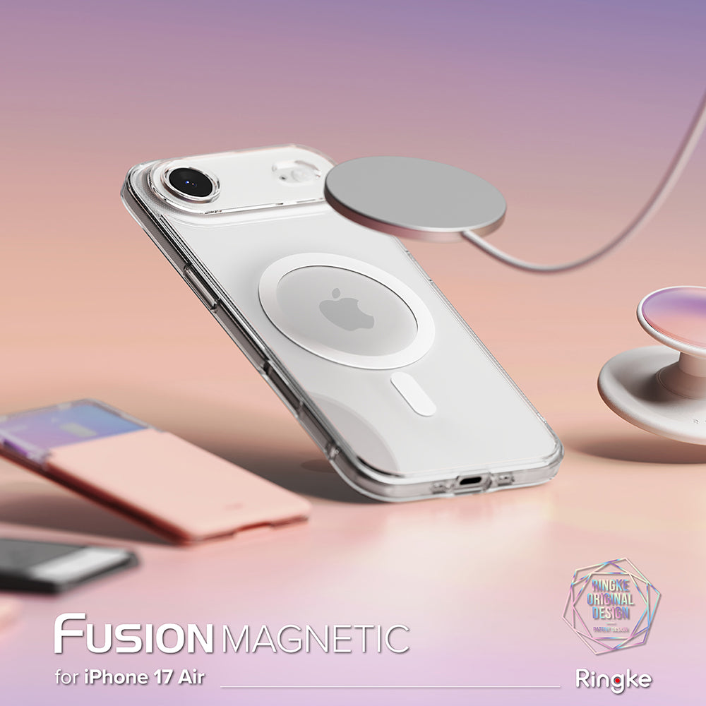 Калъф MagSafe за Apple iPhone 17 Air, Ringke, Fusion, Прозрачен