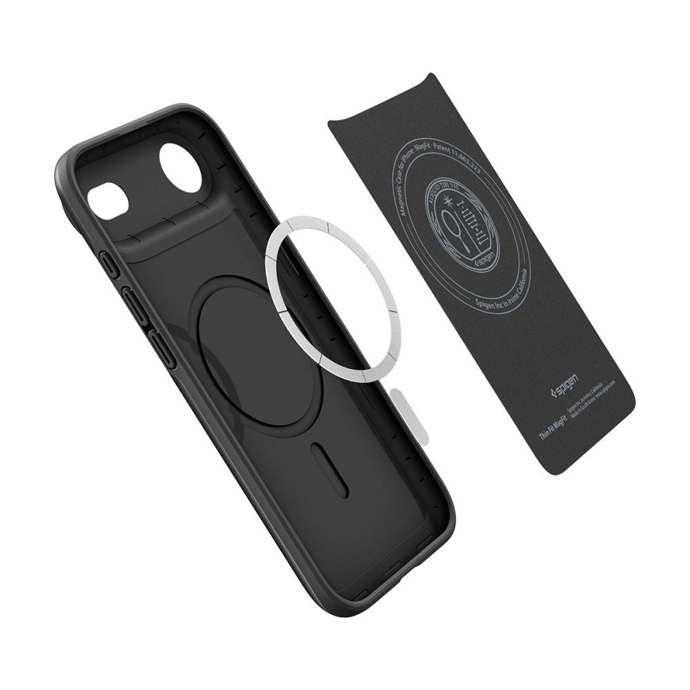 Калъф MagSafe за Apple iPhone 17 Air, Spigen, Thin Fit, Черен ACS10306