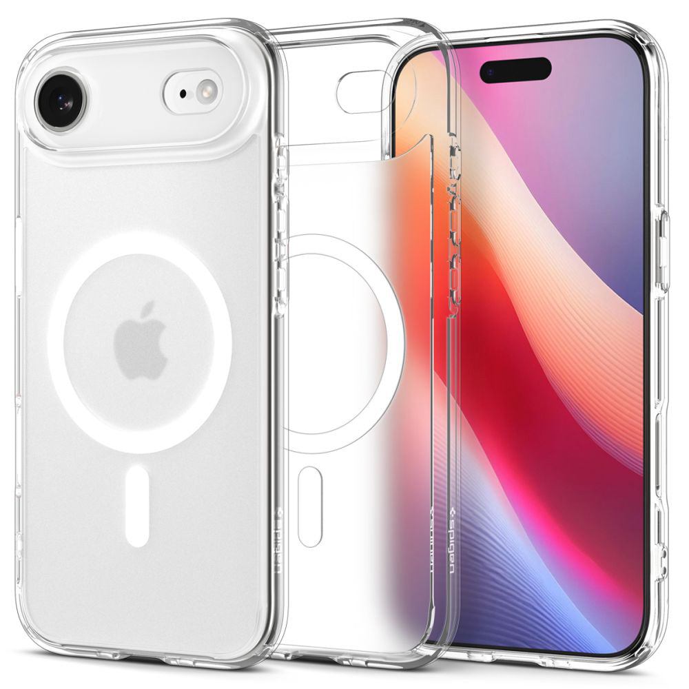 Калъф MagSafe за Apple iPhone 17 Air, Spigen, Ultra Hybrid, Сатенено Бял ACS10317