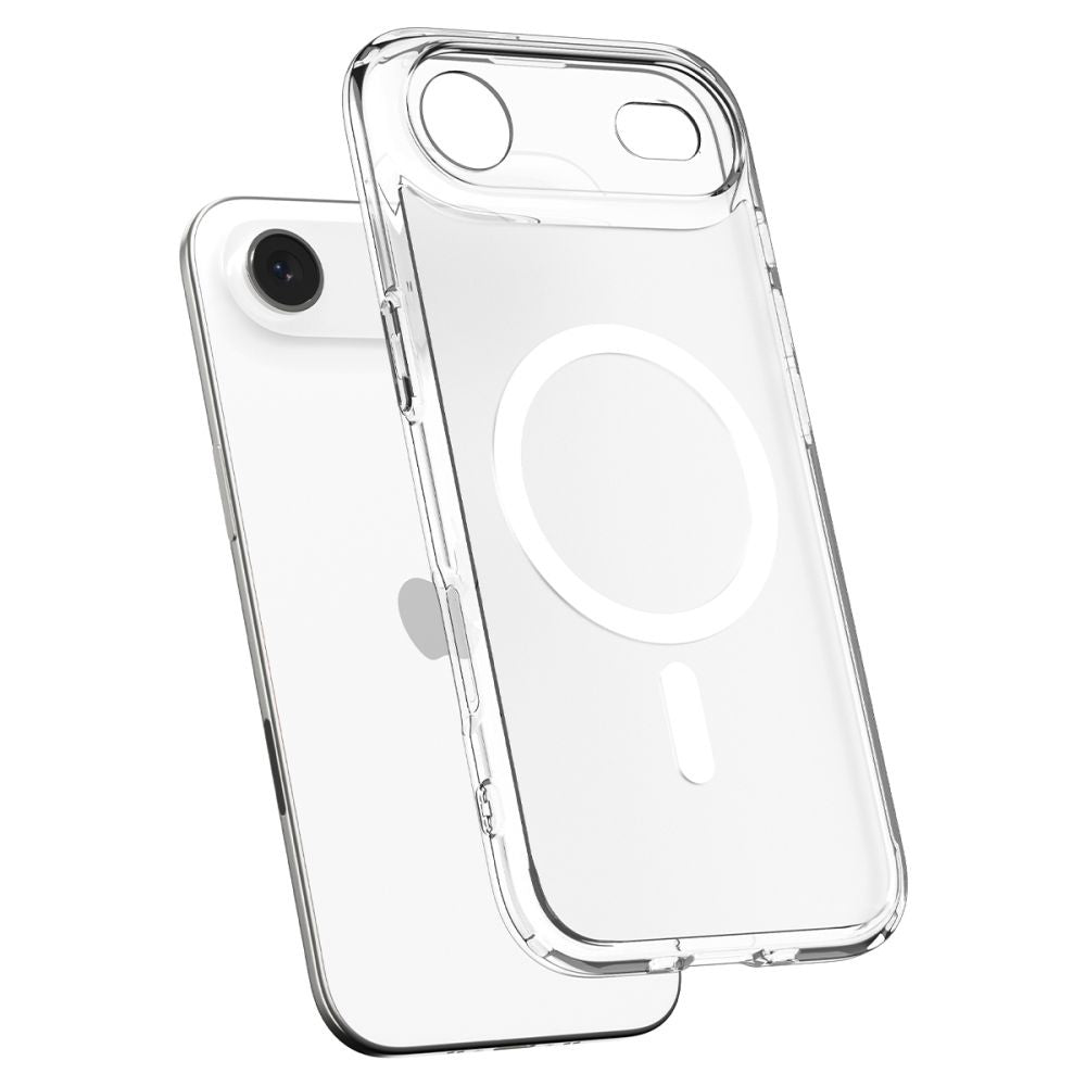 Калъф MagSafe за Apple iPhone 17 Air, Spigen, Ultra Hybrid, Сатенено Бял ACS10317
