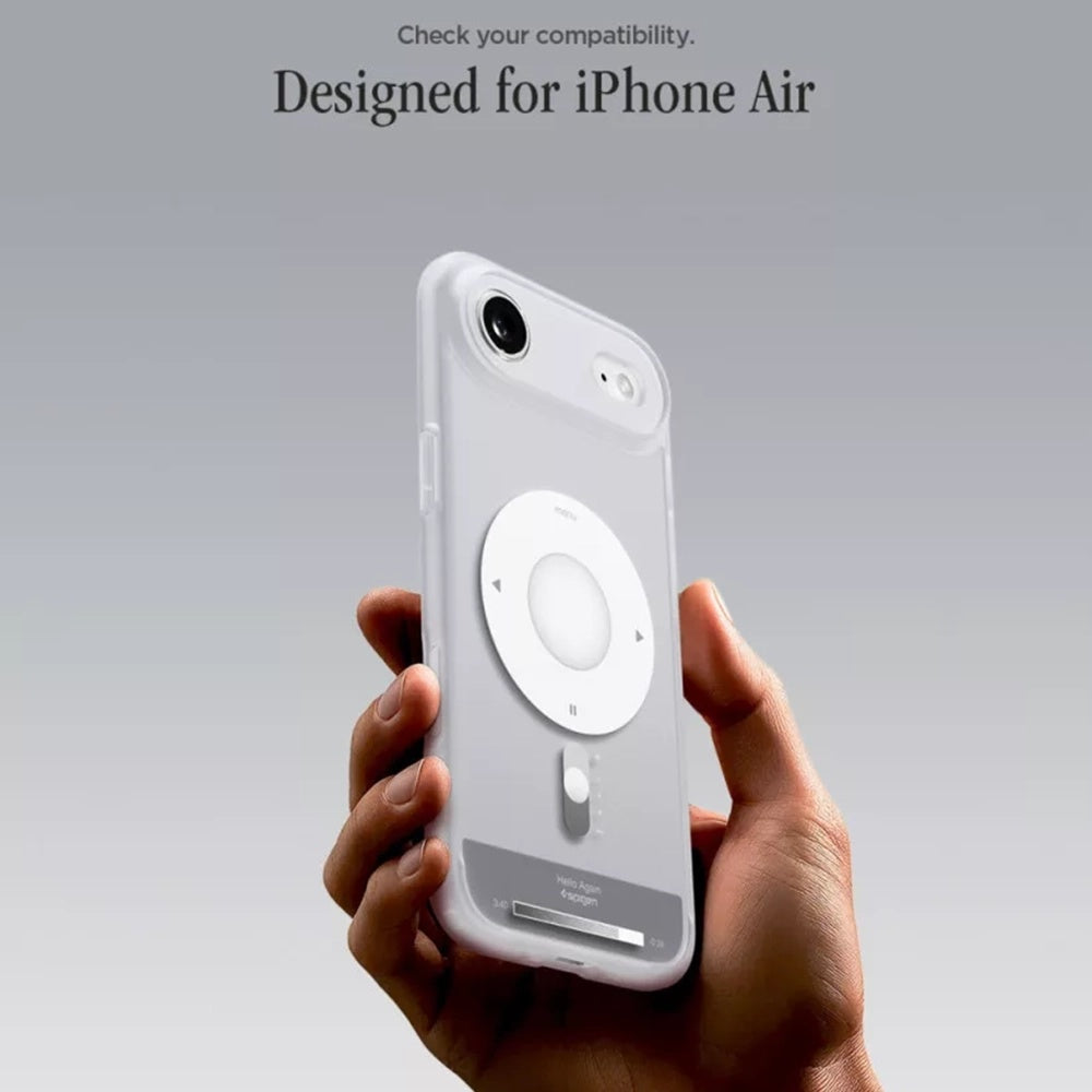 Калъф MagSafe за Apple iPhone 17 Air, Spigen, Ultra Hybrid Classic, Сребрист