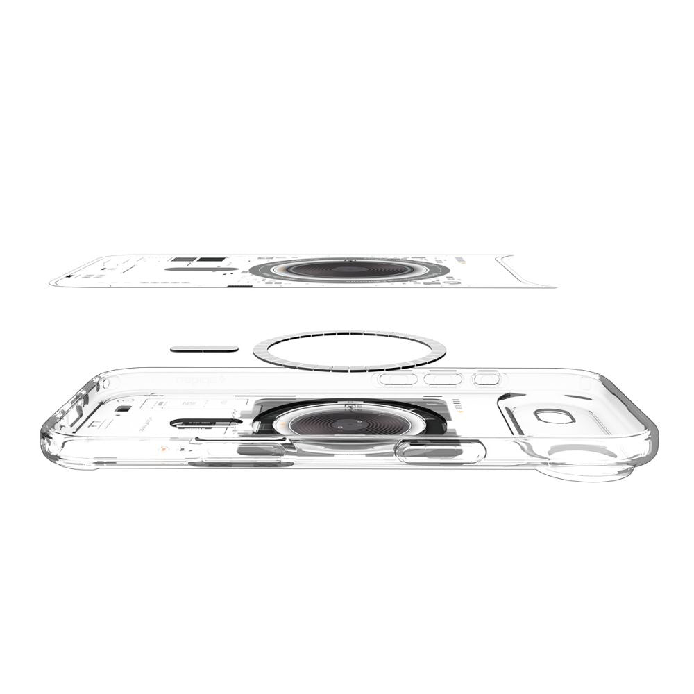 Калъф MagSafe за Apple iPhone 17 Air, Spigen, Ultra Hybrid Neo One, Прозрачен ACS10321