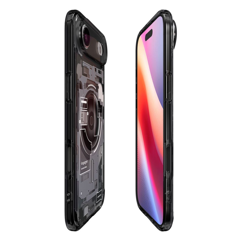 Калъф MagSafe за Apple iPhone 17 Air, Spigen, Ultra Hybrid Zero One, Черен ACS10320