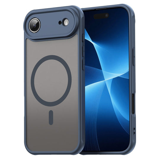 Калъф MagSafe за Apple iPhone 17 Air, Techsuit, HaloFrost II, Тъмносин