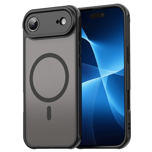 Калъф MagSafe за Apple iPhone 17 Air, Techsuit, HaloFrost II, Черен