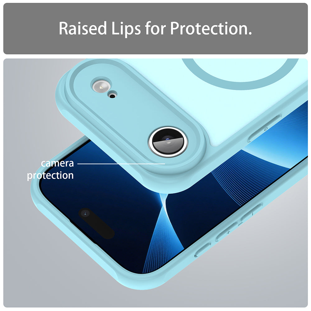 Калъф MagSafe за Apple iPhone 17 Air, Techsuit, HaloFrost II, Светлозелен