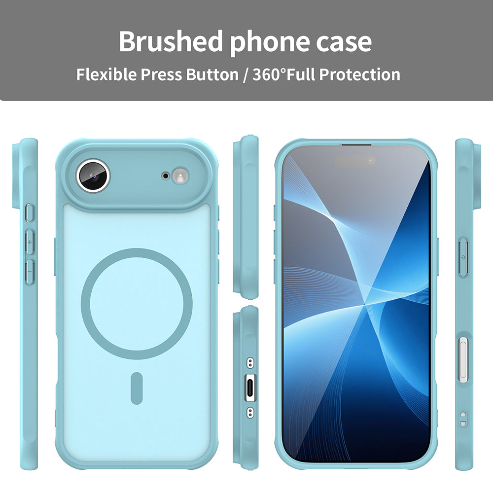 Калъф MagSafe за Apple iPhone 17 Air, Techsuit, HaloFrost II, Светлозелен
