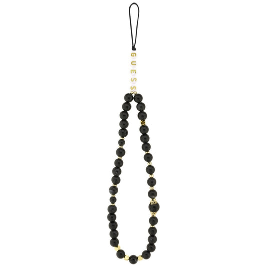 Калъф MagSafe за Apple iPhone 17, Guess, 4G Triangle Logo с връзка за носене, Черен