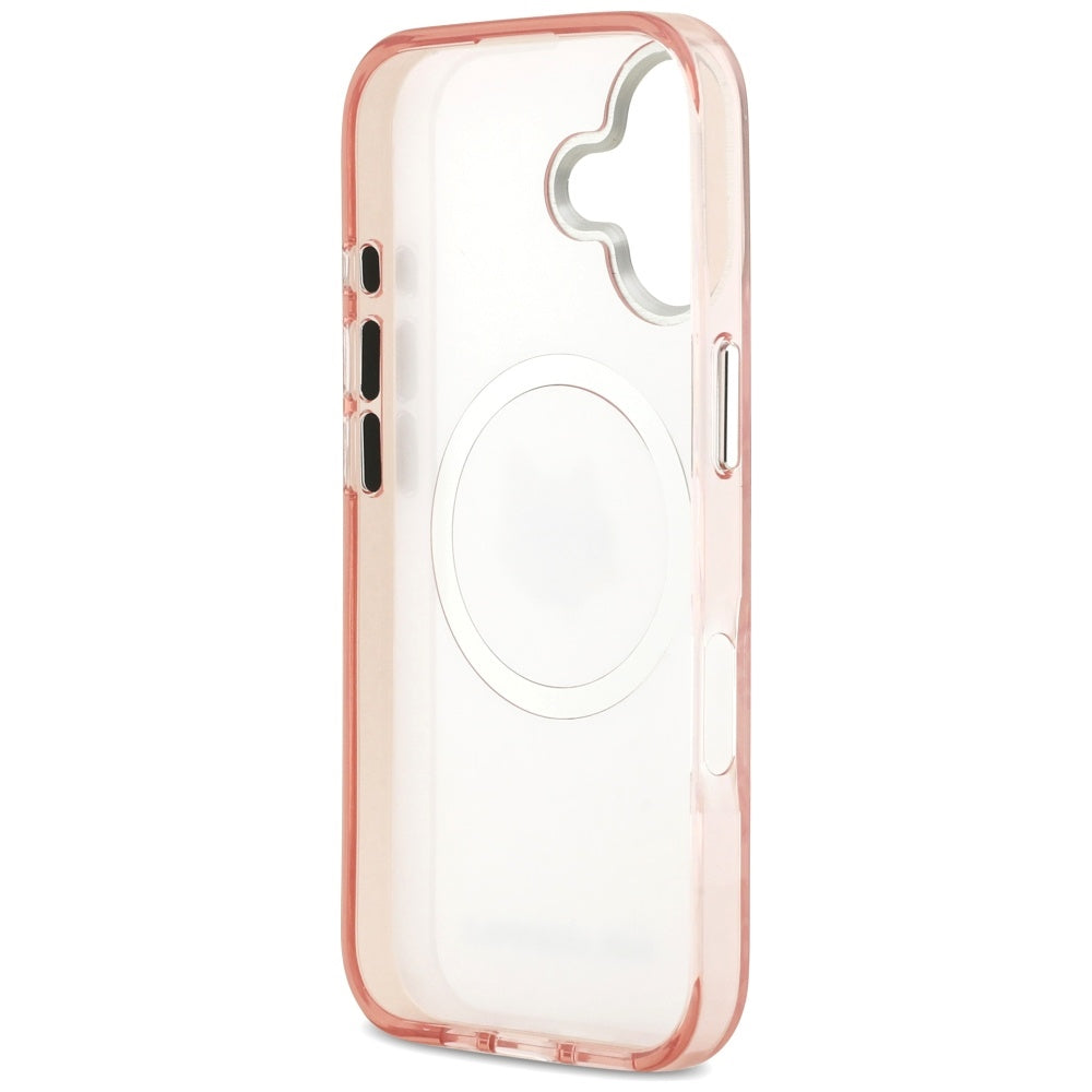 Калъф MagSafe за Apple iPhone 17, Karl Lagerfeld, IML Choupette`s Head, Розов