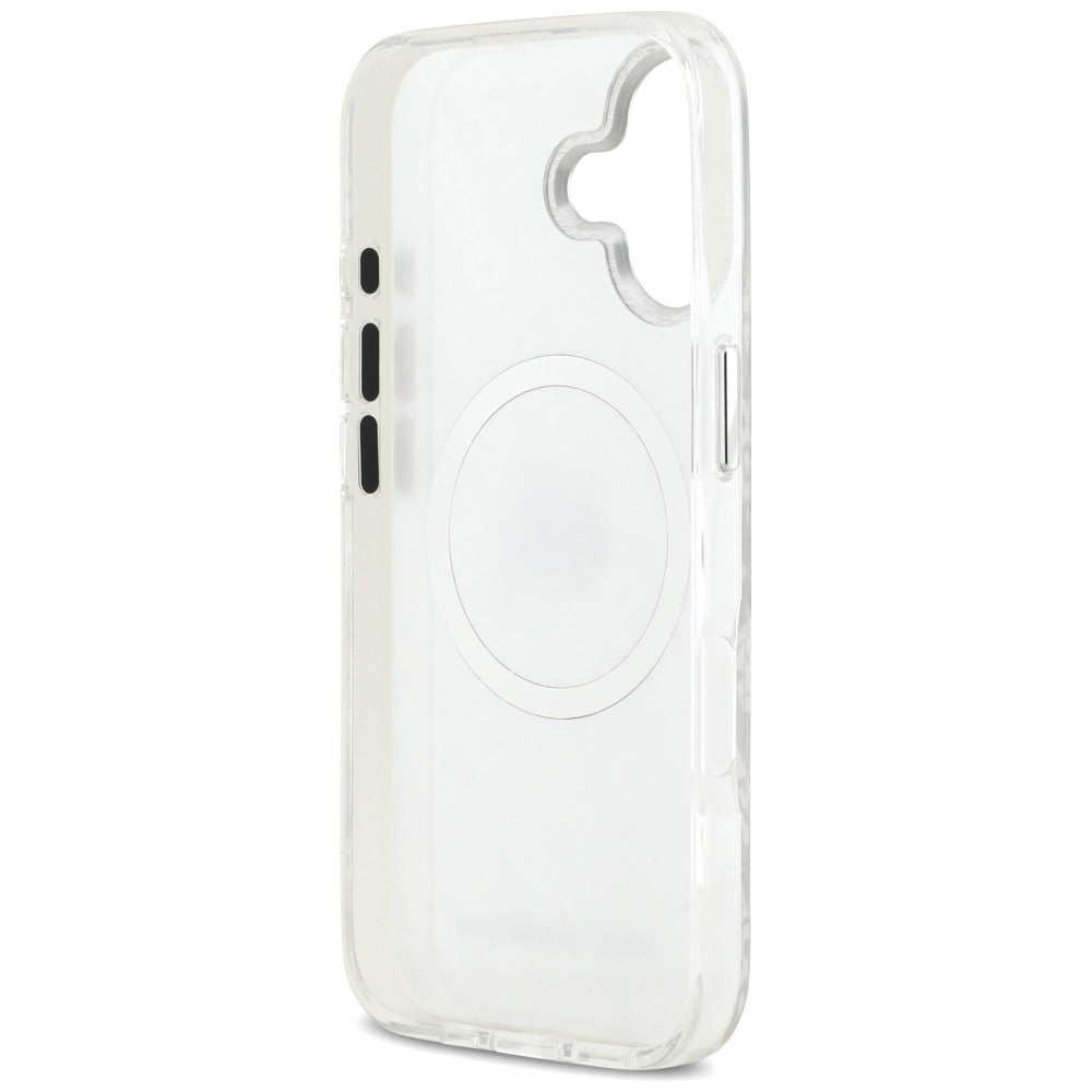Husa MagSafe за Apple iPhone 17, Karl Lagerfeld, IML Karl`s Head, Сив