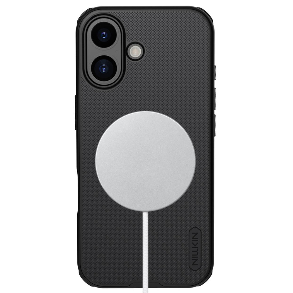 Калъф MagSafe за Apple iPhone 17, Nillkin, Super Shield Pro, Черен сатен
