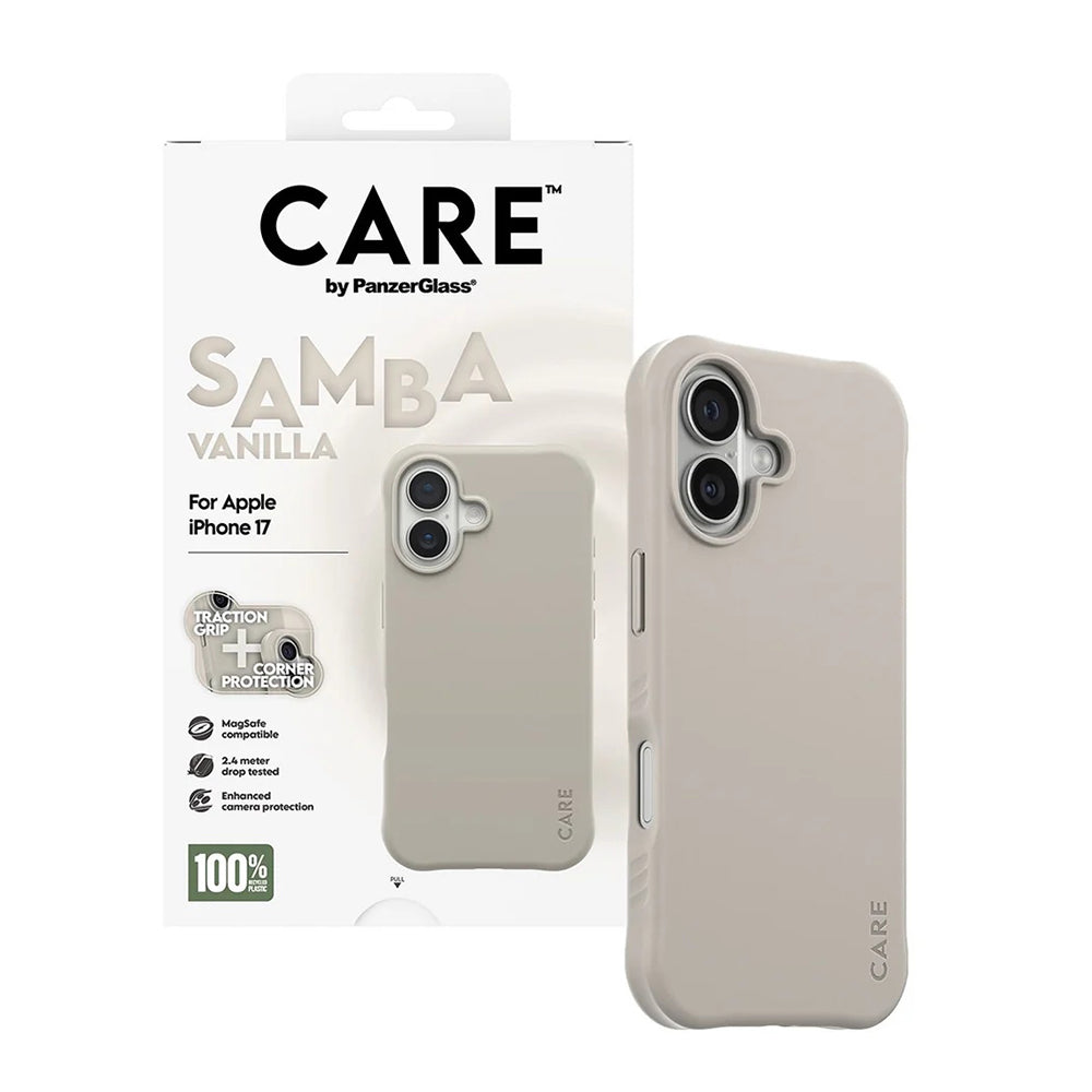 Калъф MagSafe за Apple iPhone 17, PanzerGlass, Care Fashionable, Бежов