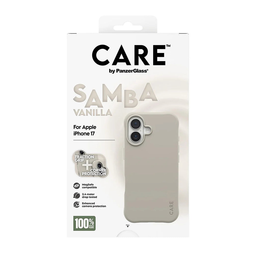 Калъф MagSafe за Apple iPhone 17, PanzerGlass, Care Fashionable, Бежов