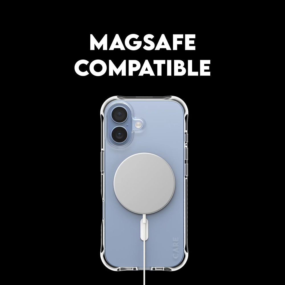 Калъф MagSafe за Apple iPhone 17, PanzerGlass, Care Fashionable, Прозрачен Бял