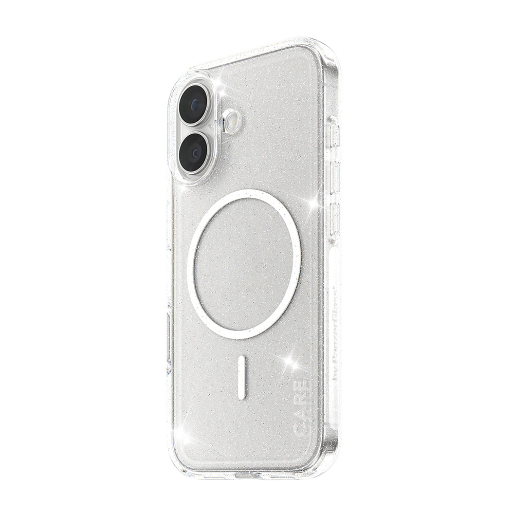 Калъф MagSafe за Apple iPhone 17, PanzerGlass, Care Urban Explorer Star Lit, Прозрачен Бял