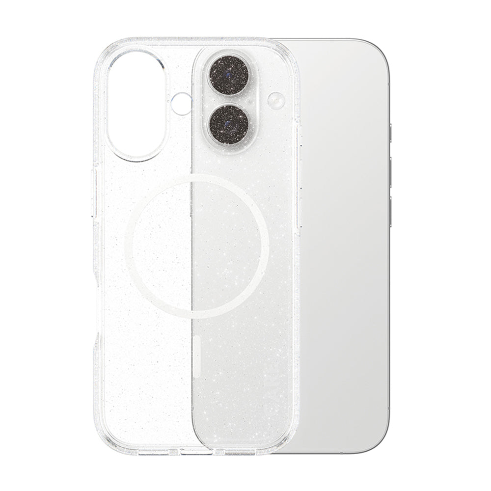 Калъф MagSafe за Apple iPhone 17, PanzerGlass, Care Urban Explorer Star Lit, Прозрачен Бял