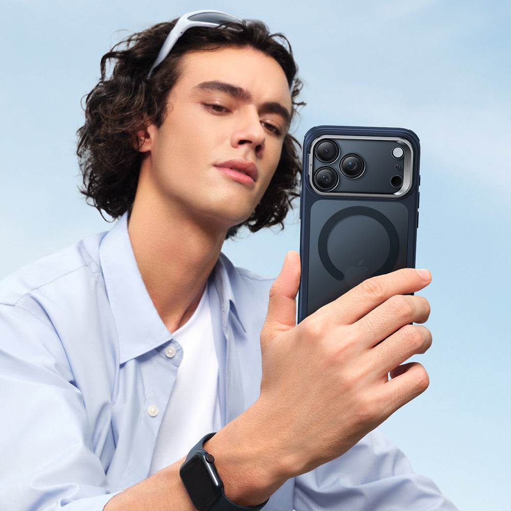 Калъф MagSafe за Apple iPhone 17 Pro, ESR, Classic Hybrid Kickstand, Сатенено син