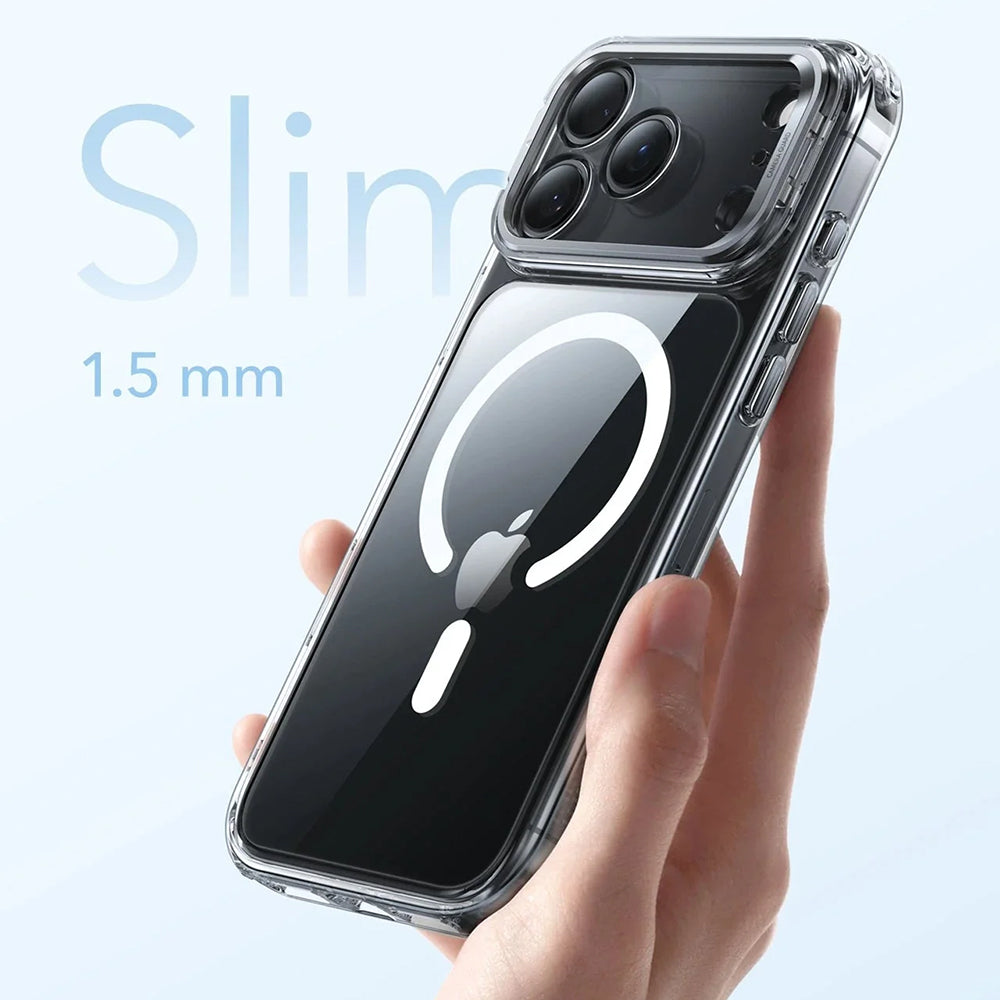 Калъф MagSafe за Apple iPhone 17 Pro, ESR, Classic Hybrid Kickstand, Прозрачен