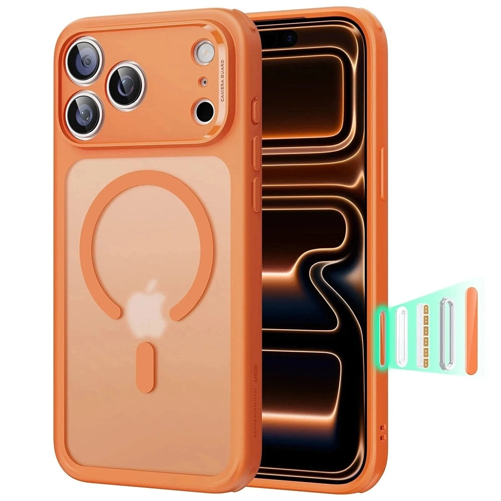 Калъф MagSafe за Apple iPhone 17 Pro, ESR, Classic Hybrid, Сатенено оранжев
