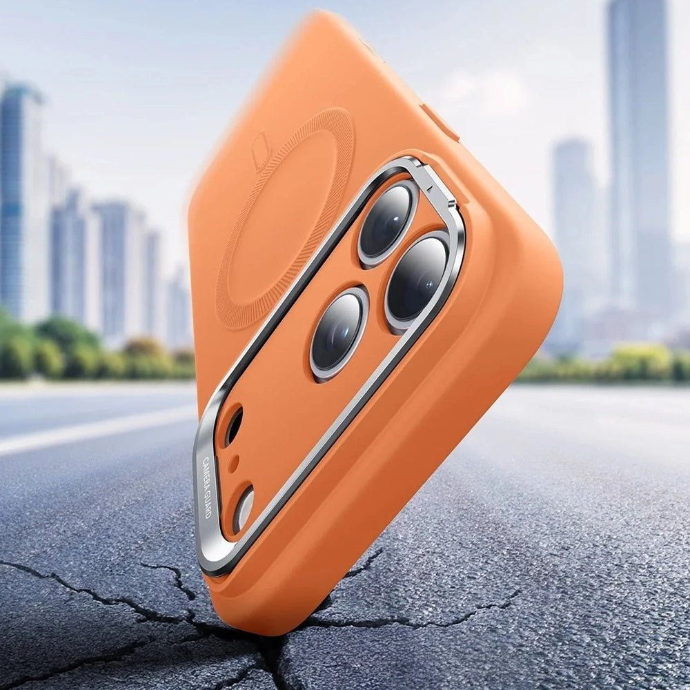 Калъф MagSafe за Apple iPhone 17 Pro, ESR, Cloud Soft Kickstand, Оранжев