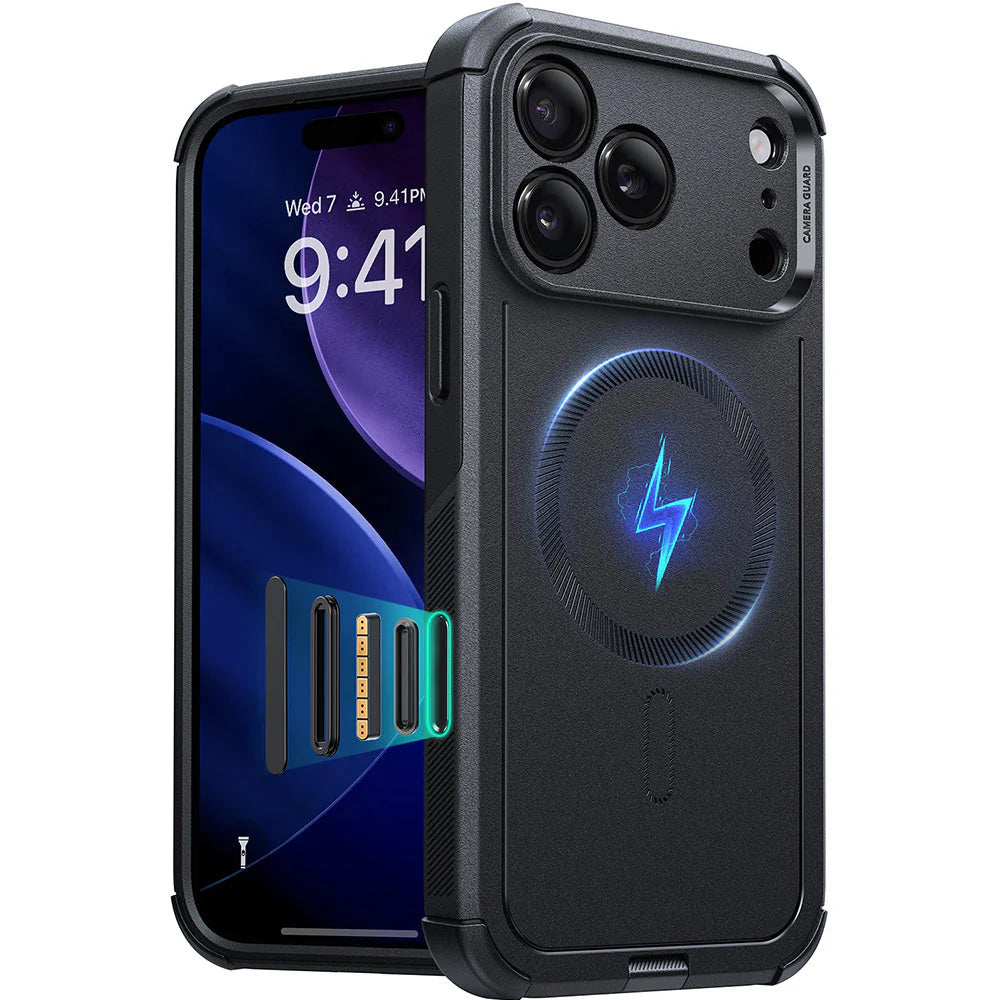 Калъф MagSafe за Apple iPhone 17 Pro, ESR, Cyber, Черен