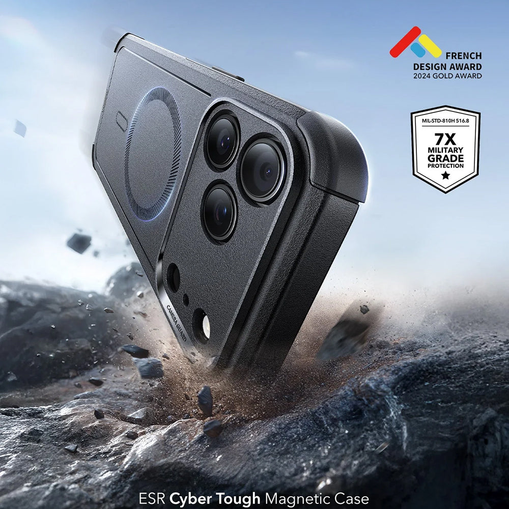 Калъф MagSafe за Apple iPhone 17 Pro, ESR, Cyber, Черен