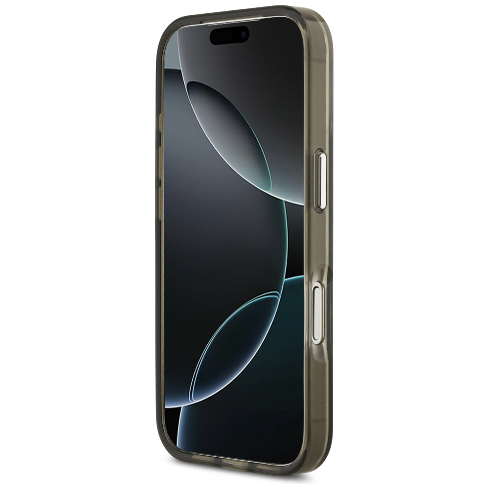 Калъф MagSafe за Apple iPhone 17 Pro, Guess, IML Gradient Triangle Logo, Каки