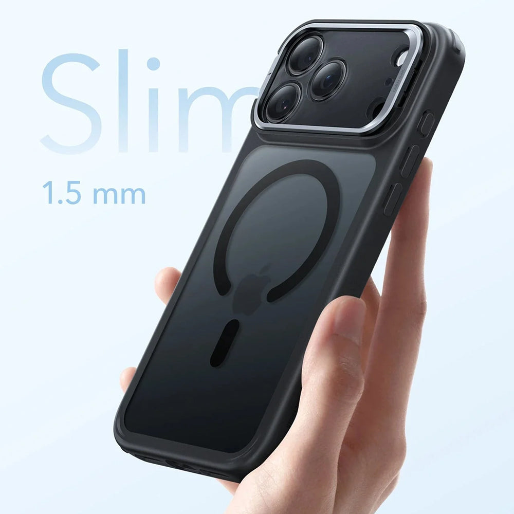 Калъф MagSafe за Apple iPhone 17 Pro Max, ESR, Classic Hybrid Kickstand, Сатенено черен