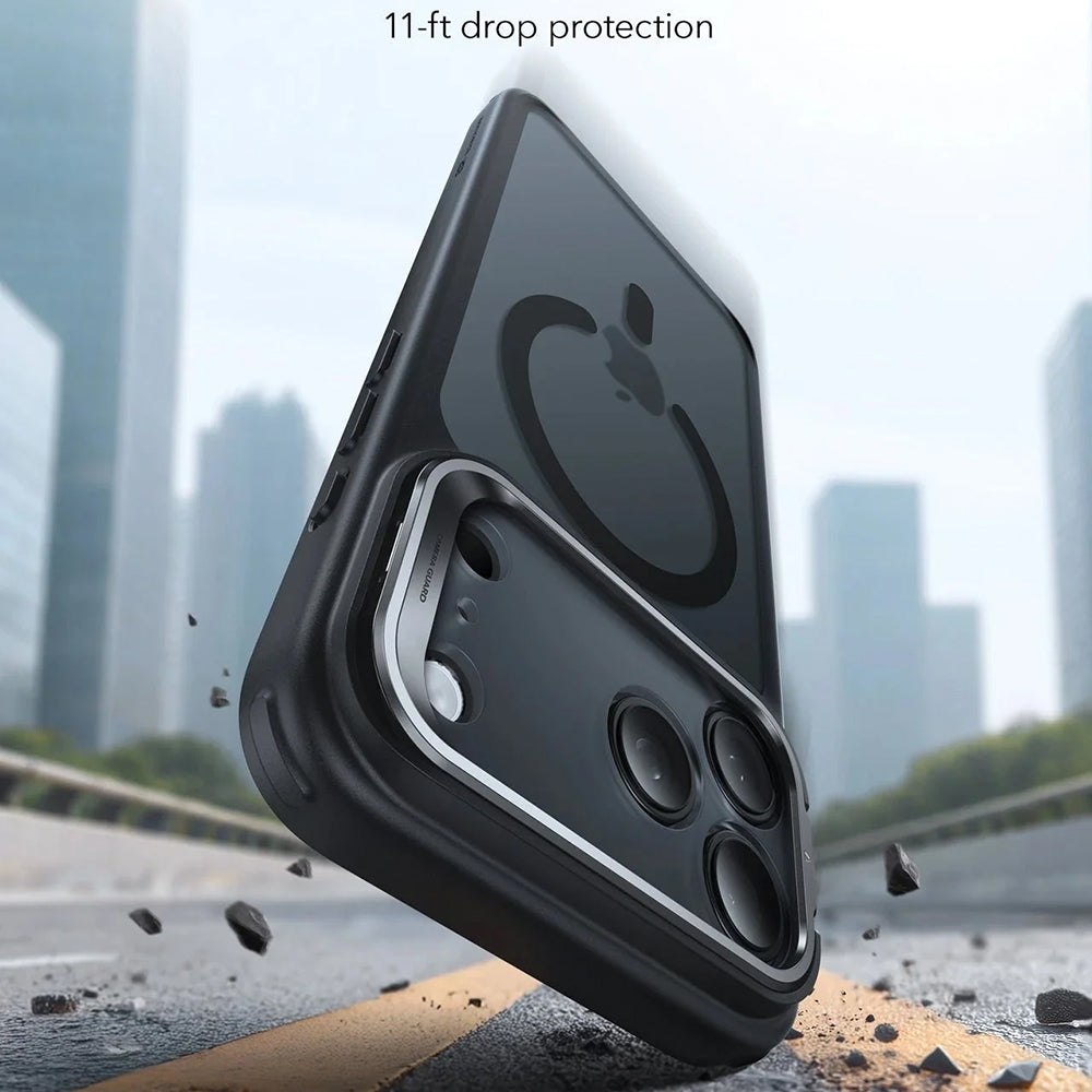 Калъф MagSafe за Apple iPhone 17 Pro Max, ESR, Classic Hybrid Kickstand, Сатенено черен