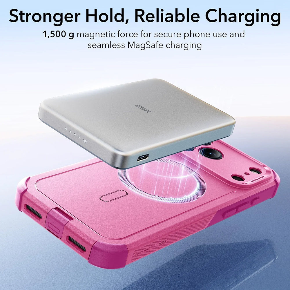 Калъф MagSafe за Apple iPhone 17 Pro Max, ESR, Cyber, Розов