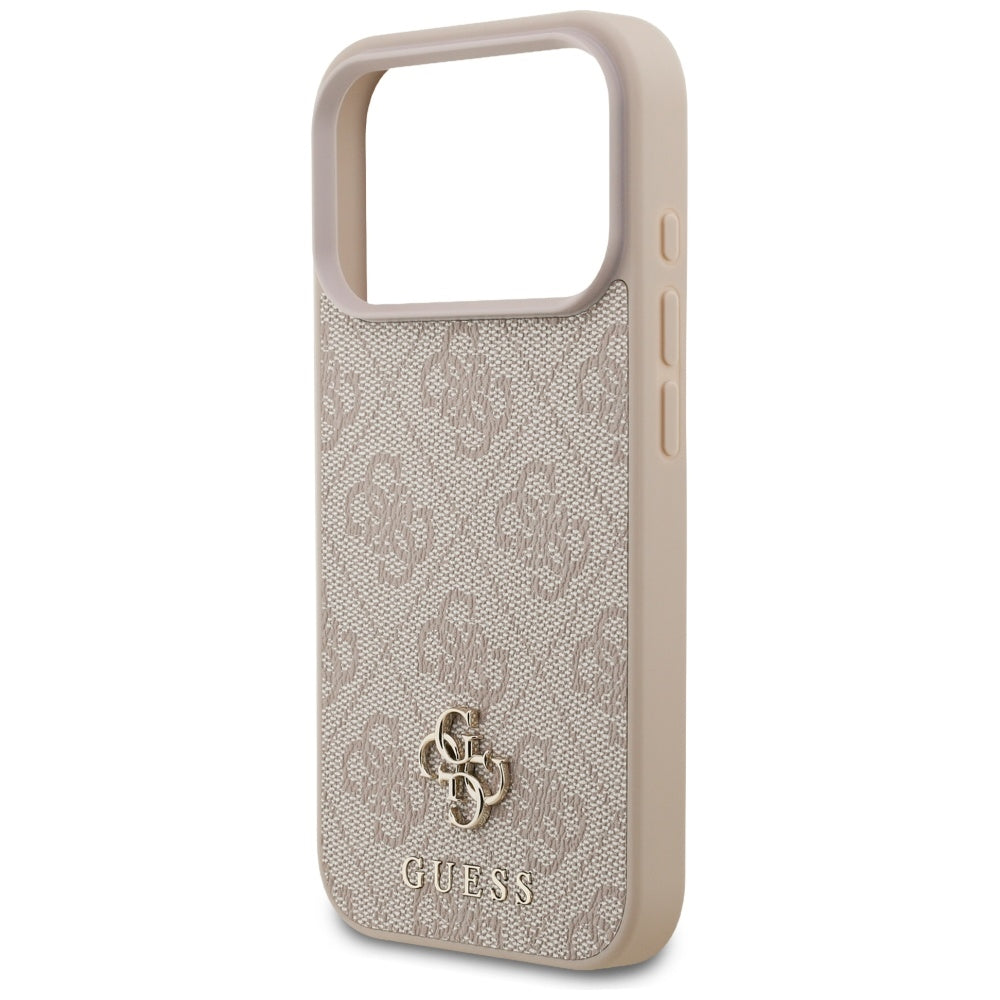 Калъф MagSafe за Apple iPhone 17 Pro Max, Guess, 4G Small and Classic Logo, Розов