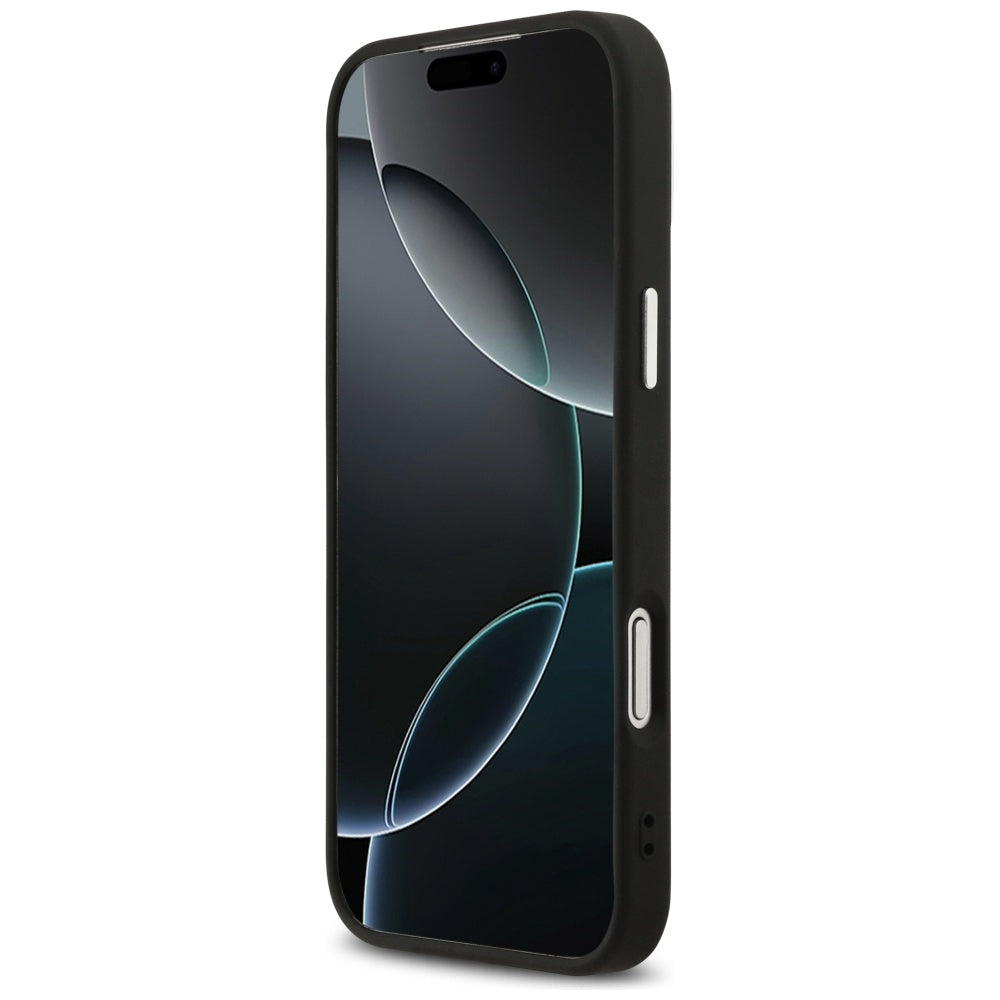 Калъф MagSafe за Apple iPhone 17 Pro Max, Guess, Classic Logo, Черен