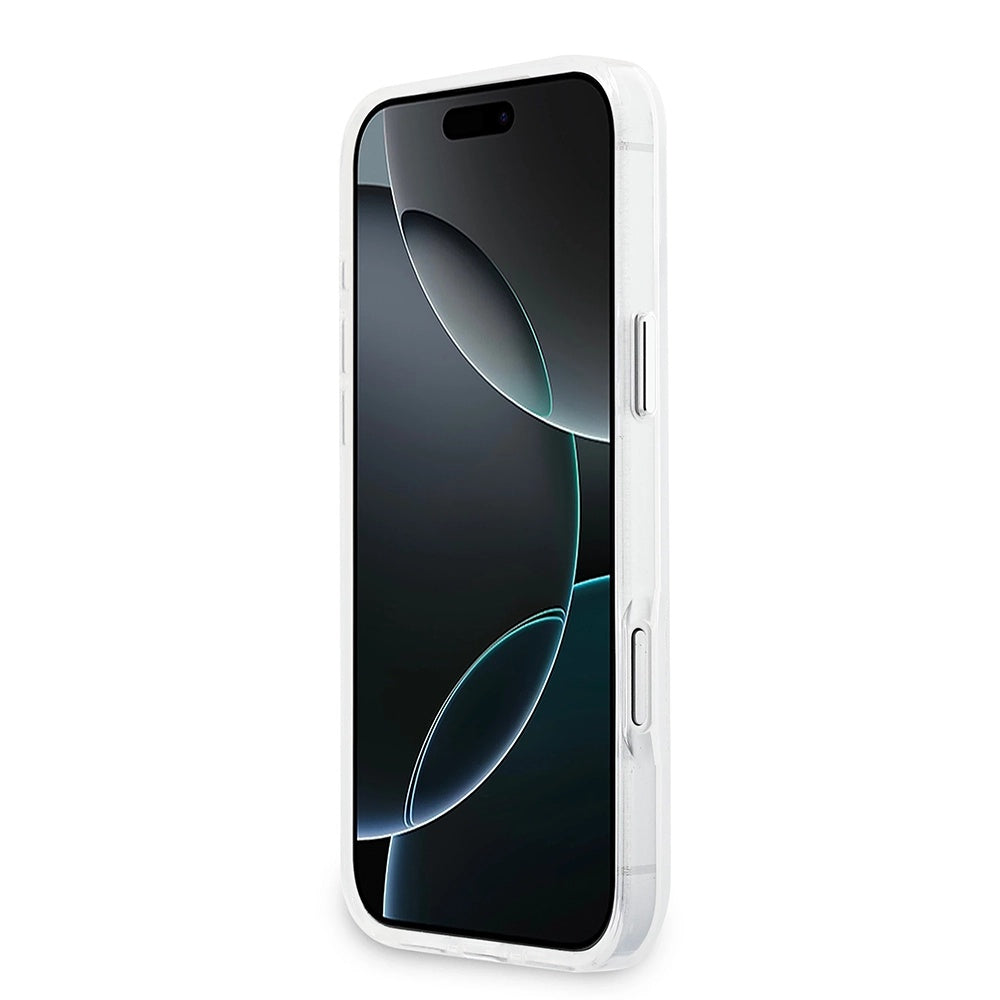 Калъф MagSafe за Apple iPhone 17 Pro Max, Guess, IML Gradient Triangle Logo, Прозрачен