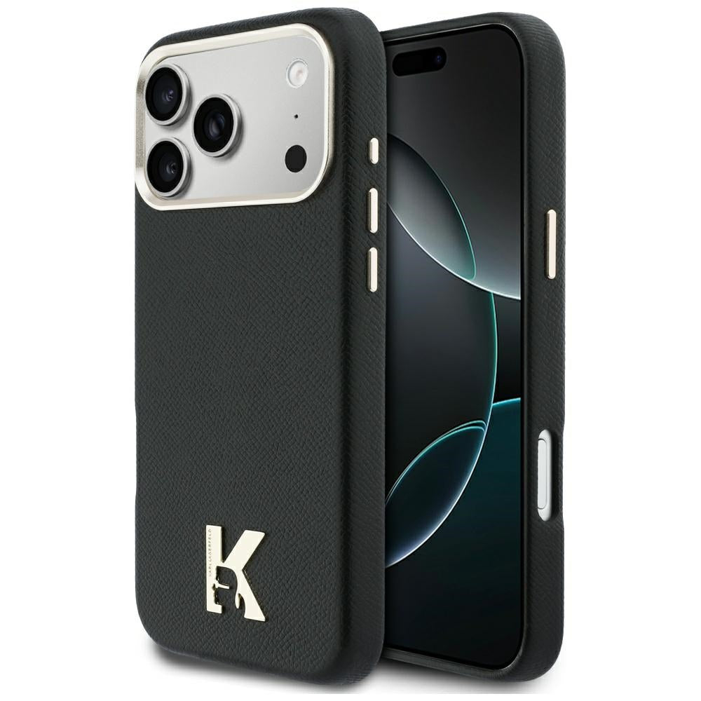 MagSafe Case for Apple iPhone 17 Pro Max, Karl Lagerfeld, Karl Head Logo, Black