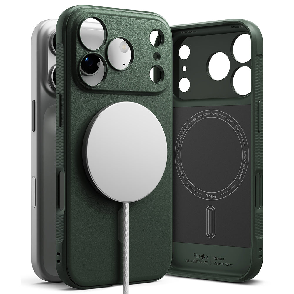 Калъф MagSafe за Apple iPhone 17 Pro Max, Ringke, Onyx, Тъмнозелен