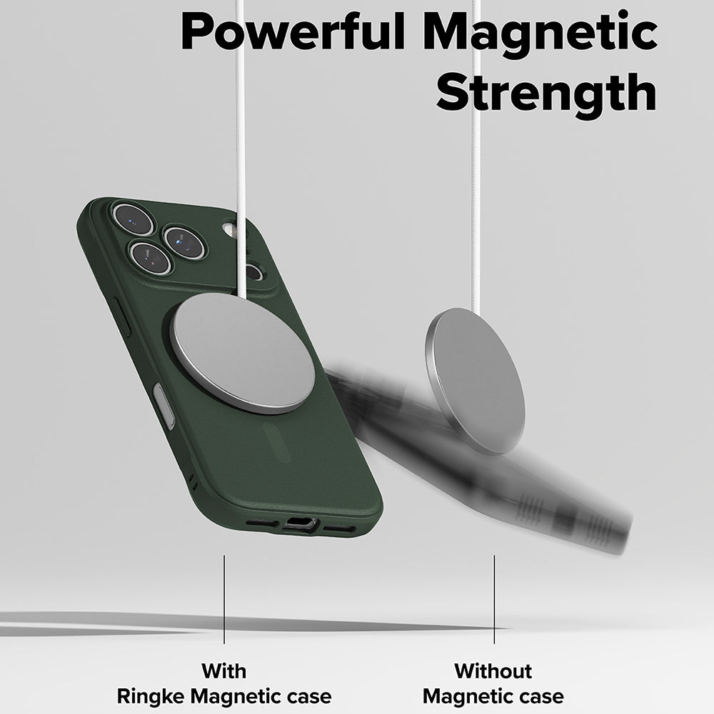 Калъф MagSafe за Apple iPhone 17 Pro Max, Ringke, Onyx, Тъмнозелен