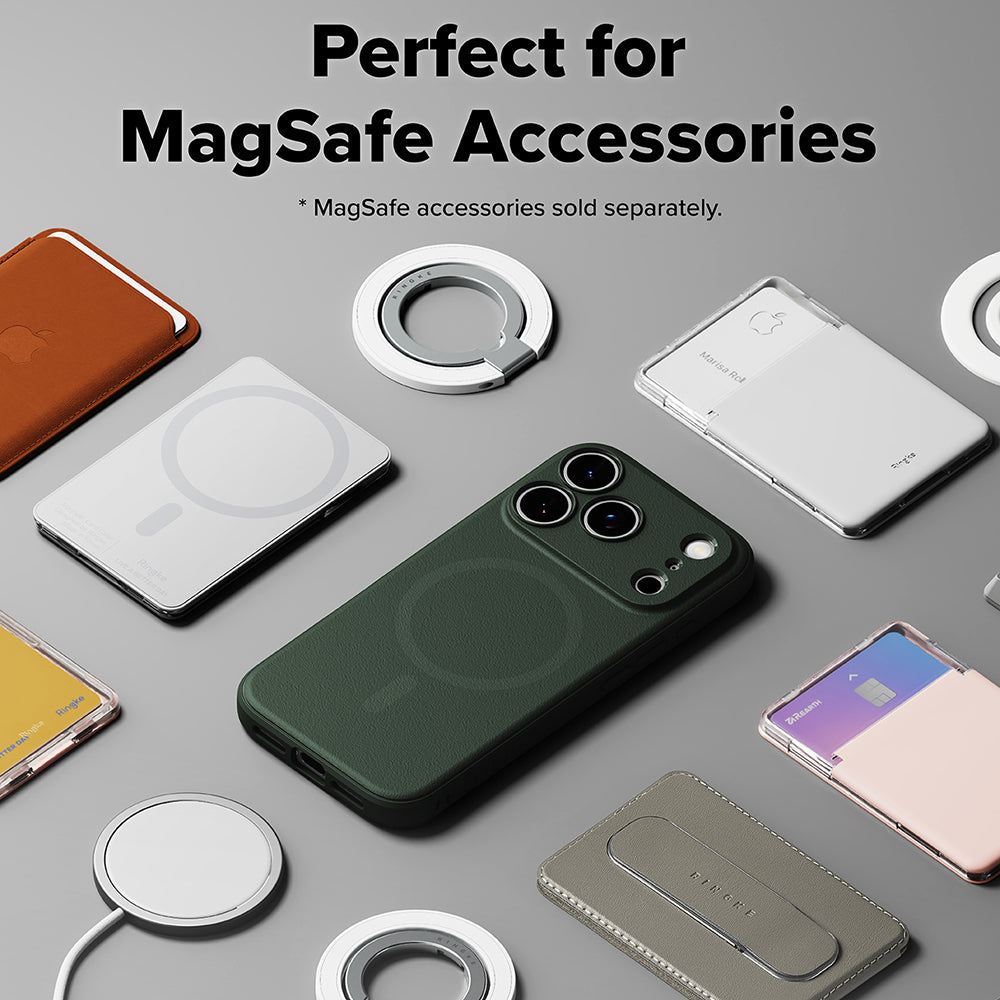 Калъф MagSafe за Apple iPhone 17 Pro Max, Ringke, Onyx, Тъмнозелен