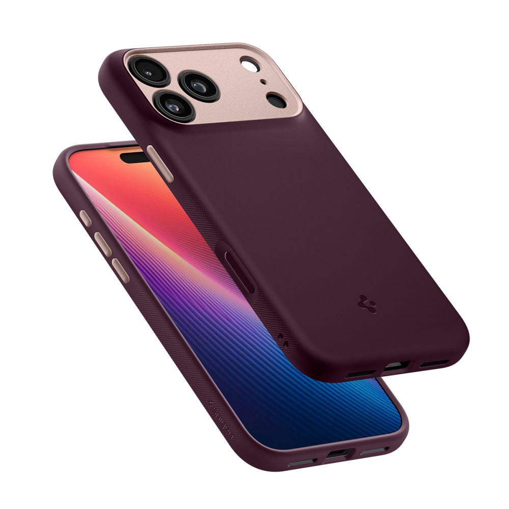 Калъф MagSafe за Apple iPhone 17 Pro Max, Spigen, Caseology Nano Pop, Вишнев ACS10261