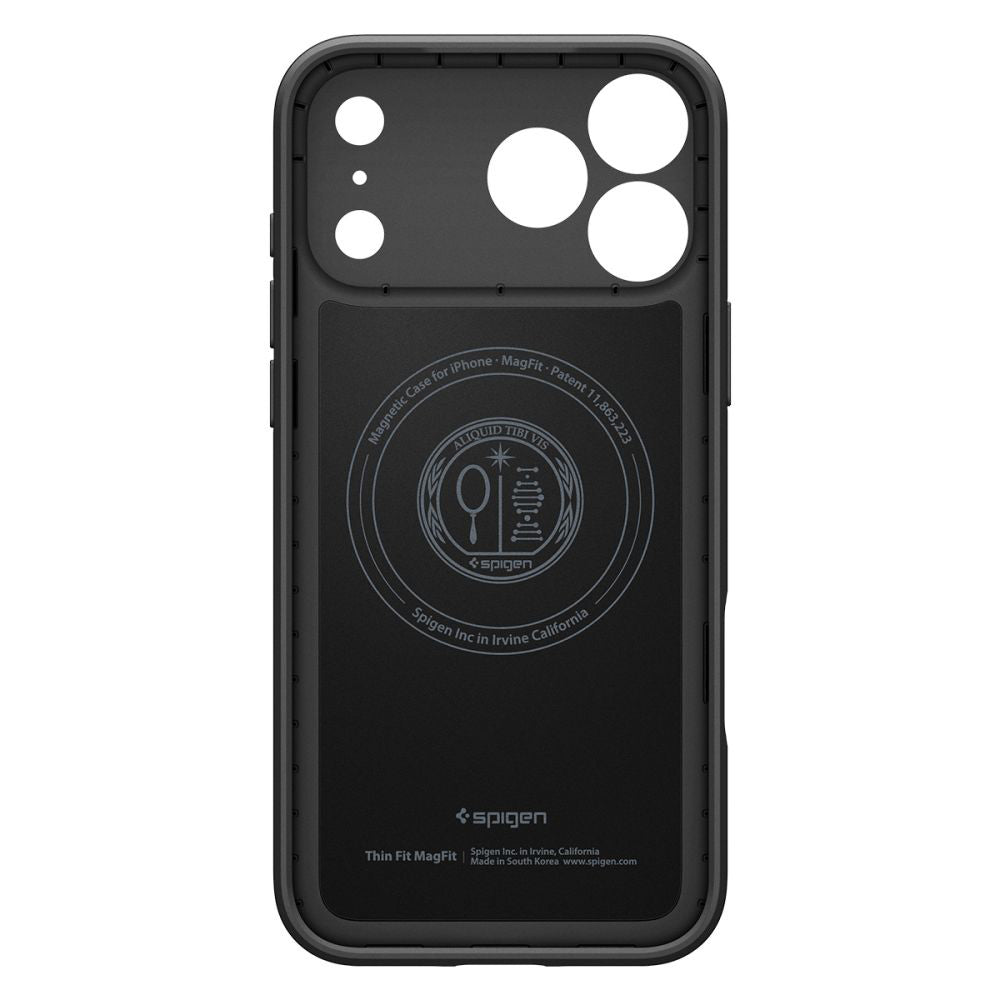 Калъф MagSafe за Apple iPhone 17 Pro Max, Spigen, Thin Fit, Черен ACS10274