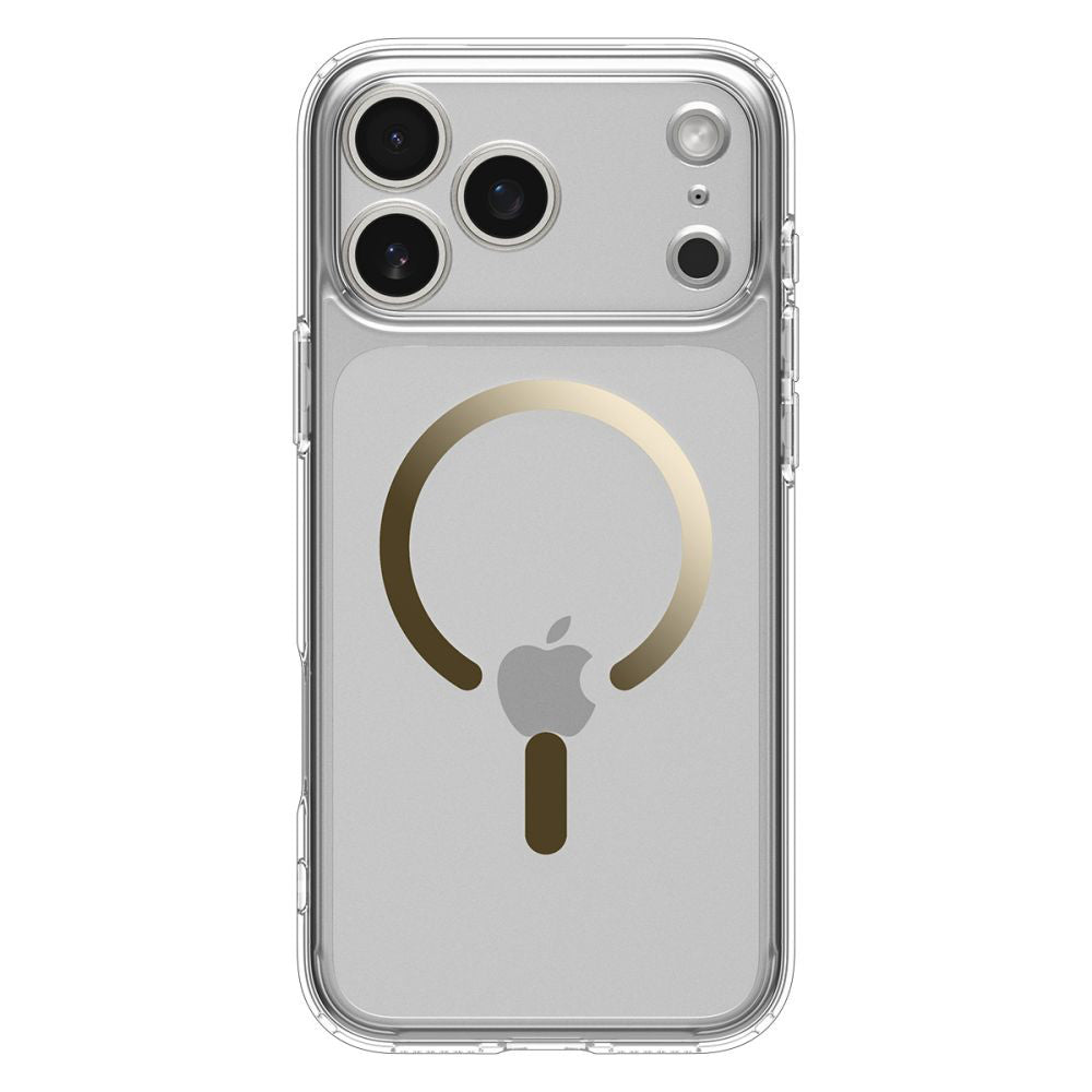 Калъф MagSafe за Apple iPhone 17 Pro Max, Spigen, Ultra Hybrid, Прозрачно Злато