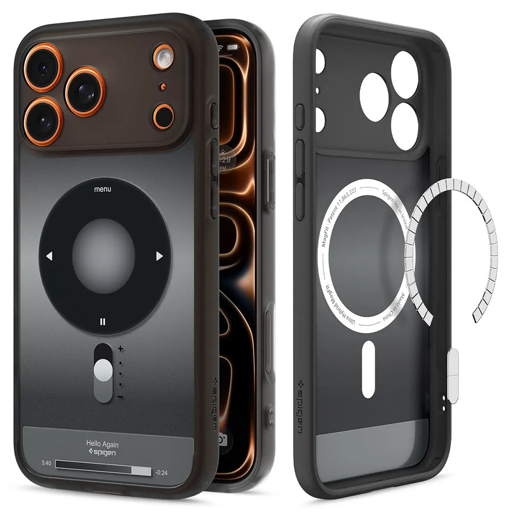 Калъф MagSafe за Apple iPhone 17 Pro Max, Spigen, Ultra Hybrid Classic, Черен
