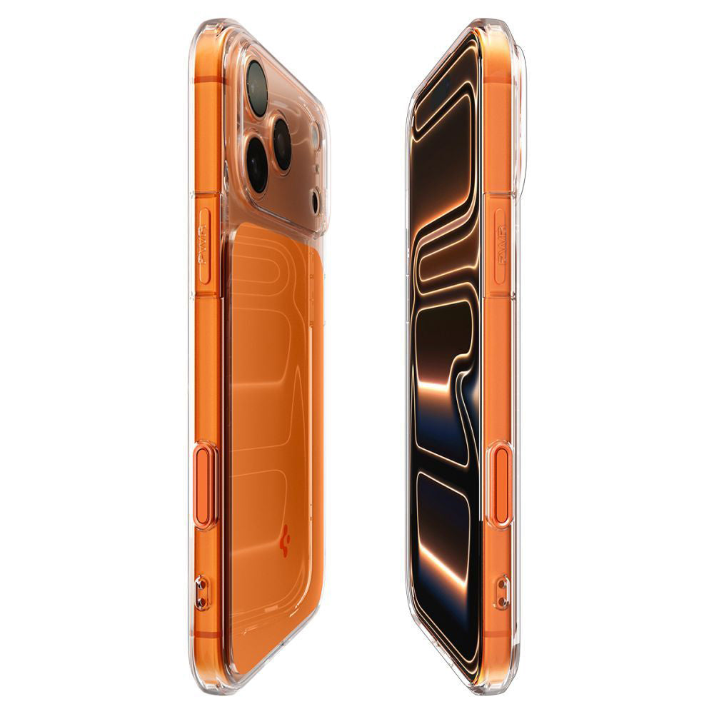 Калъф MagSafe за Apple iPhone 17 Pro Max, Spigen, Ultra Hybrid T, Оранжев ACS10474