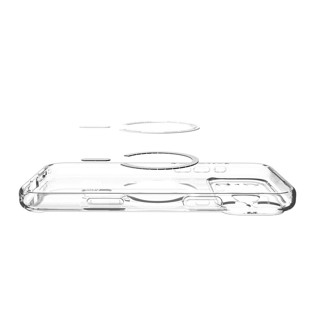 Калъф MagSafe за Apple iPhone 17 Pro Max, Spigen, Ultra Hybrid, Прозрачен тъмносин ACS11108